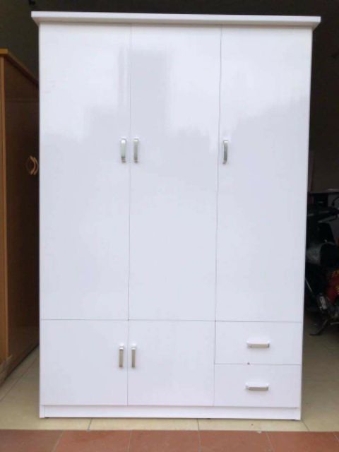 Tủ nhựa 3 cánh người lớn cao 185*126 cm