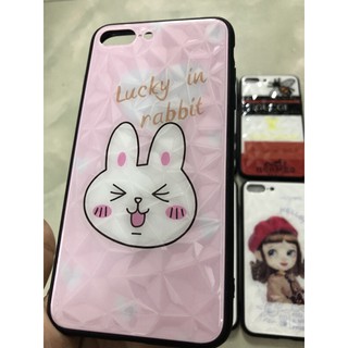 Ốp lưng Iphone 7 Plus/ 8 Plus viền dẻo đá nức siêu đẹp
