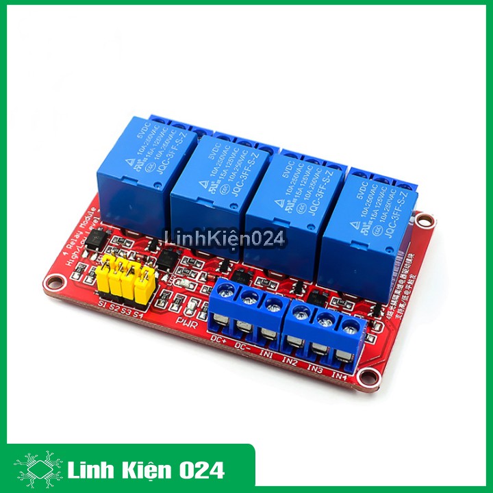 Module Relay 5VDC 1/2/4 Kênh High / Low