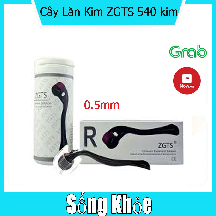 Cây Lăn Kim Derma Roller DRS, ZGTS 540 kim, 192 kim, trị sẹo rổ, thâm nám