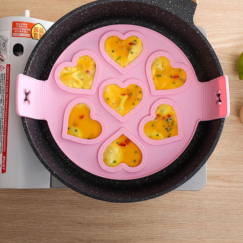 Khuôn Silicone Chiên Trứng Hình Tròn