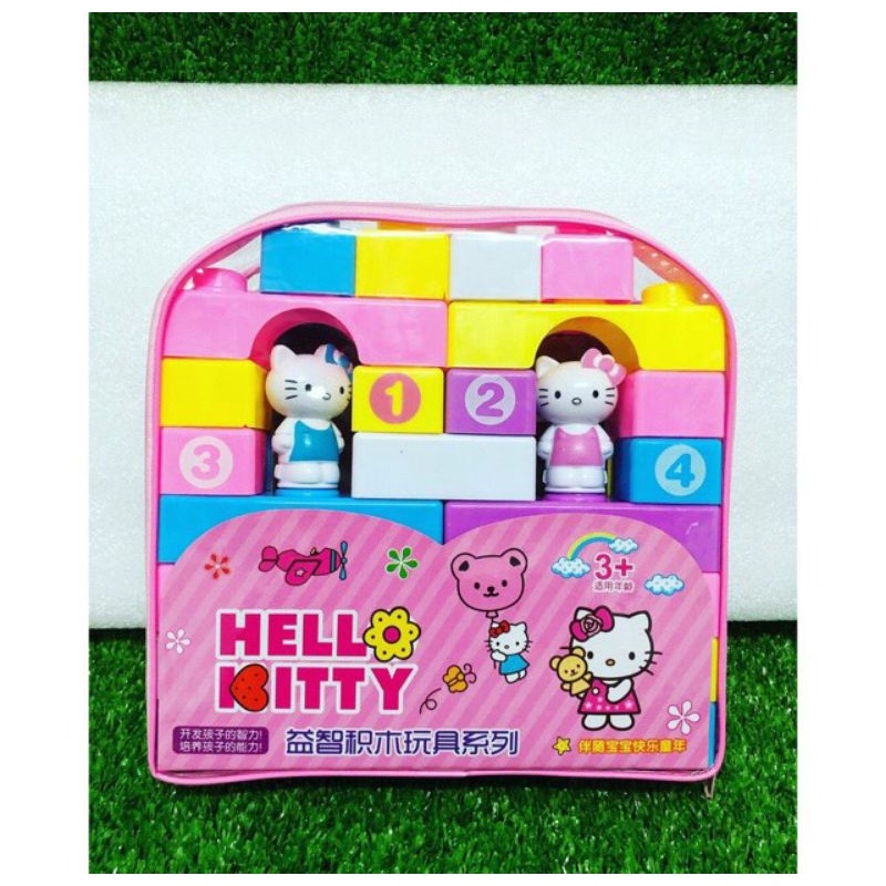 Bộ đồ chơi lắp ráp Mèo Kitty/ Chuột Mickey cho bé thỏa sức sáng tạo (giao mẫu ngẫu nhiên)