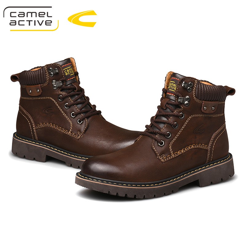 Giày Da Bò Nhập Khẩu Camel Active Cao Trên Mắt Cá, Mã Số BC19555