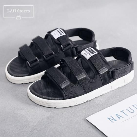 Dép sandal nam phong cách Unisex LAH STORES. Vải bố siêu chắc chắn. Quai hậu rời siêu chất. DSNAM03