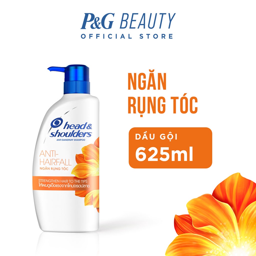DẦU GỘI HEAD&SHOULDERS NGĂN RỤNG TÓC X6 CAM, CHAI 625 ML