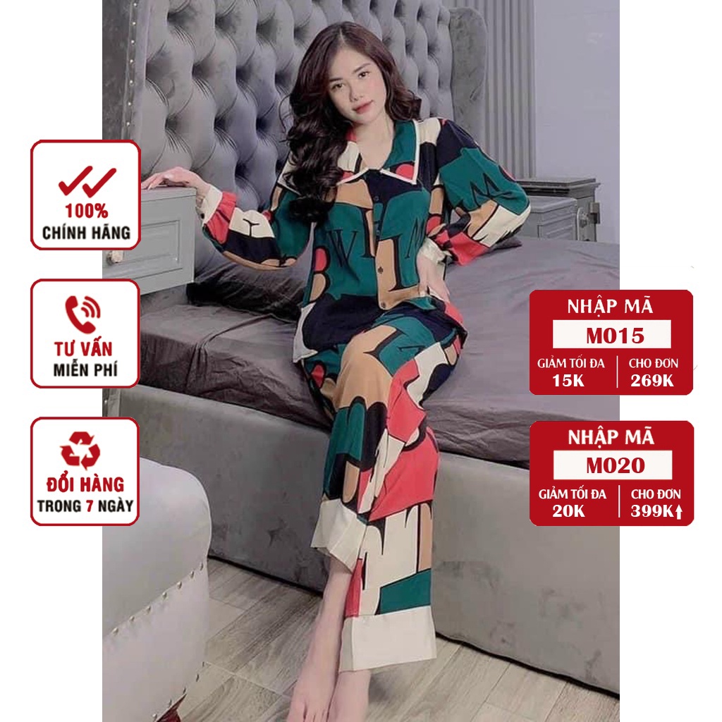 Đồ Bộ Pijama, Đồ bộ mặc nhà pijama thiết kế kiểu cánh dơi, vải lụa mango cao cấp, mềm mại, thoáng mát - 𝑴𝑰𝑵𝑺𝑯𝑶𝑷