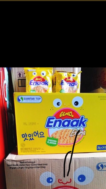 Mỳ trẻ em Enaak Set 24 gói/1hộp