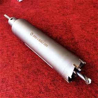 Mũi khoan rút lõi khoét tường gạch sâu Phi 55 x 200 mm không khoan bê tông, không khoan chế búa