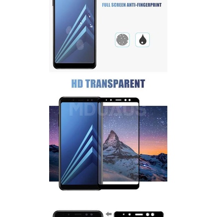 Kính cường lực 9D bảo vệ màn hình cho Samsung Galaxy A6 A8 J4 J6 Plus 2018 A5 A7 A9 J2 J8 2018