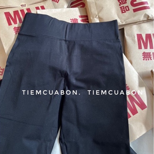 Quần legging muji nữ gen bụng chất cotton co giãn 4 chiều M200 | WebRaoVat - webraovat.net.vn