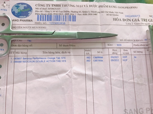 berocca bổ sung vitamin và khoáng chất | Thế Giới Skin Care