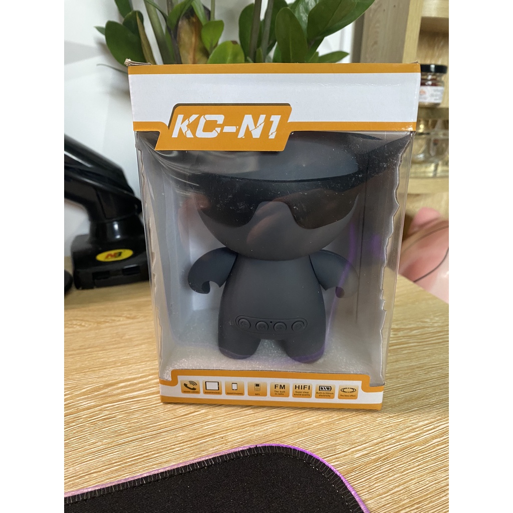 Loa bluetooth mini nghe nhạc hình robot bighero KC-N1 kết nối không dây cắm usb thẻ nhớ