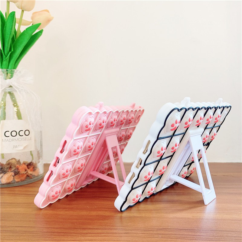 Ốp Máy Tính Bảng Hình Dấu Chân Mèo Cho Ipad 2 3 4 5th 6th 7th 8th Gen Mini Air Pro 9.7 "10.2" 11 "2017 2018 2019 2020