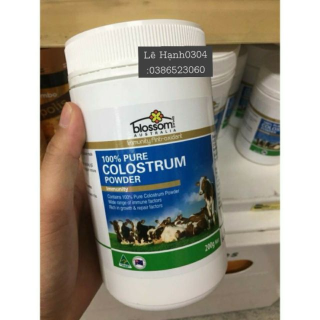 Sữa bò non nguyên chất _Blossom Clostrum Powder