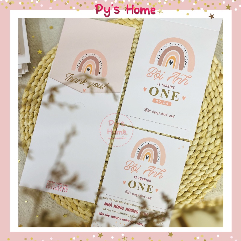 THIỆP THÔI NÔI - SINH NHẬT BÉ GÁI  SỐ LƯỢNG > 50 THIỆP