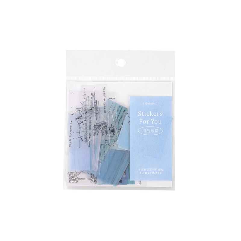 Sticker Dán Trang Trí Sổ Tay Nhật Ký 8 Kiểu Dáng