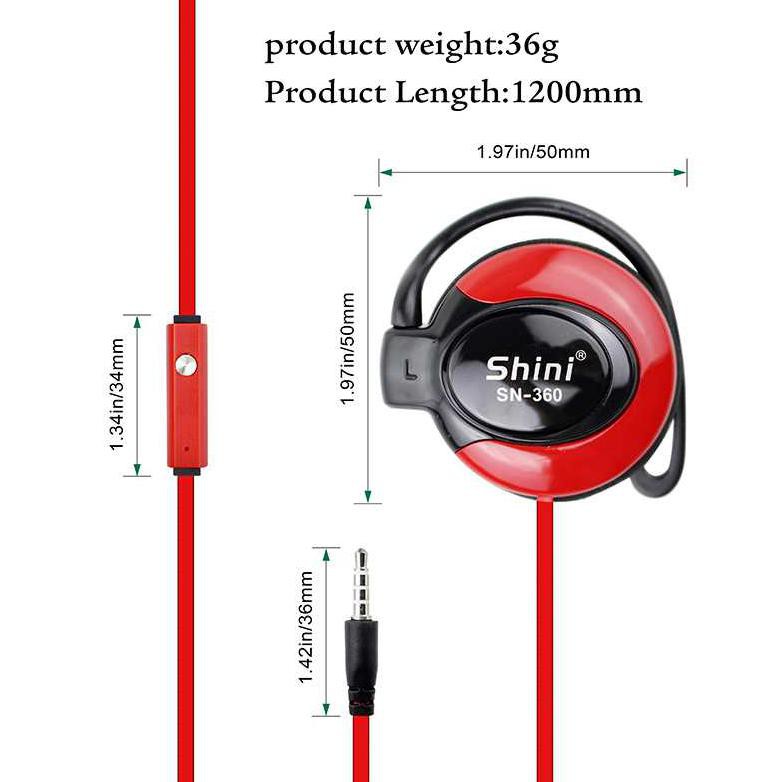 Tai Nghe Thể Thao Shini Earhook Sn360 J-Id-Aud Segera | BigBuy360 - bigbuy360.vn