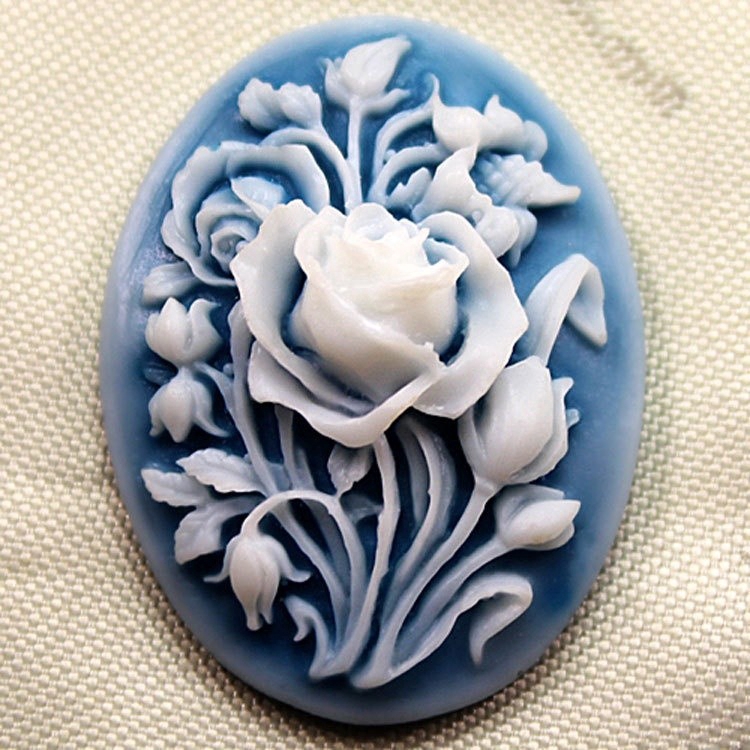 Khuôn Làm Xà Phòng Silicone Hình Hoa Hồng 3D
