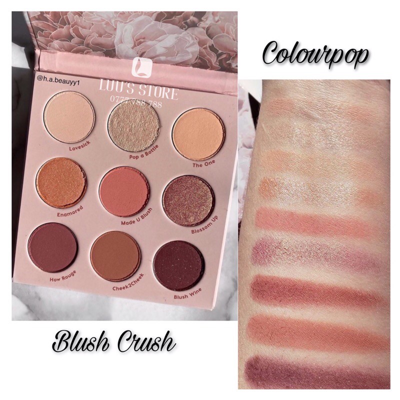 Bảng Phấn Mắt Colourpop Blush Crush