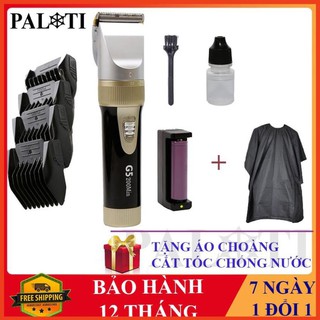 Tông đơ cắt tóc Nhật Bản KATO G5 có pin dự phòng tặng áo choàng cắt tóc - Tăng đơ cắt tóc lưỡi thép -PK store mall