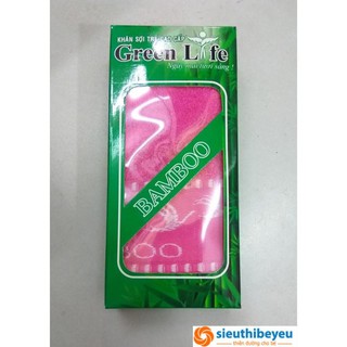 Khăn mặt sợi tre Green Life (30x50 cm)