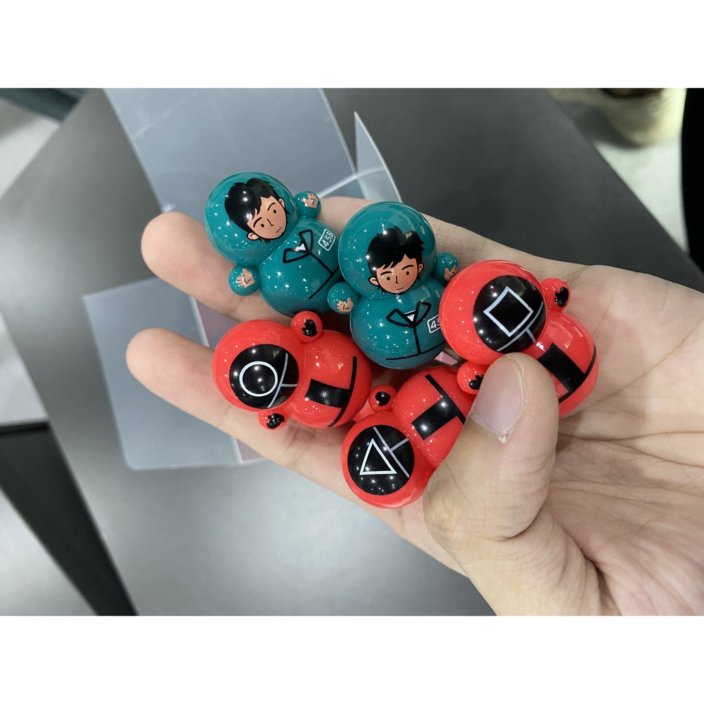 Đồ chơi lật đật hình nhân vật Squid Game mini độc đáo phong cách năm 2021 MM