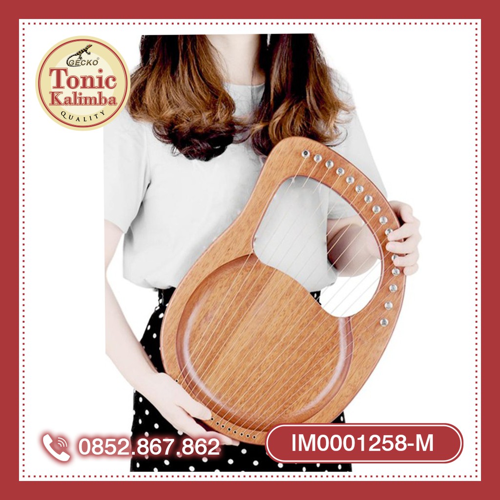 [LYRE NGUYÊN KHỐI 16 DÂY] Đàn hạc Lyre Harp IM0001258-MOLIN Đầy đủ phụ kiện LOẠI 16 DÂY Nguyên khối