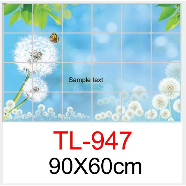 Decal Dán Bếp Tráng Nhôm Cách Nhiệt - Bồ Công Anh Nhí