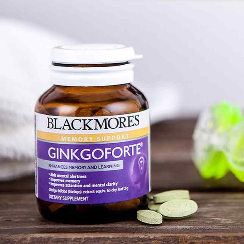 Viên uống bổ mão Ginkgoforte Blackmores lọ 40 viên - SỨC KHOẺ CỦA GIA ĐÌNH