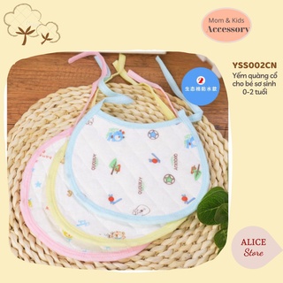 Yếm sơ sinh trẻ em 💖FREESHIP💖 Set 5 yếm quàng cổ cho bé sơ sinh đẹp