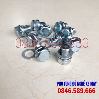 Ốc Rốn Dầu Long Đen 13 Ly Xe Máy Bị Chờn