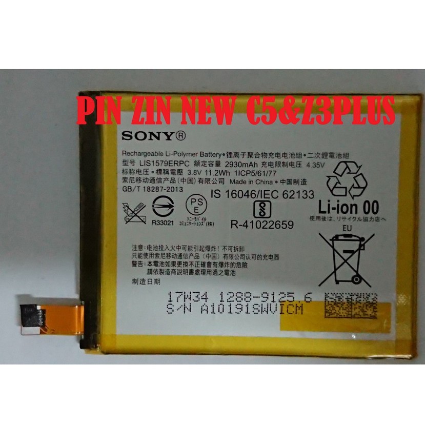 [PIN ZIN CHÍNH HÃNG SONY XPERIA C5 & Z3 Plus-E55XX-Ẹ65XX]