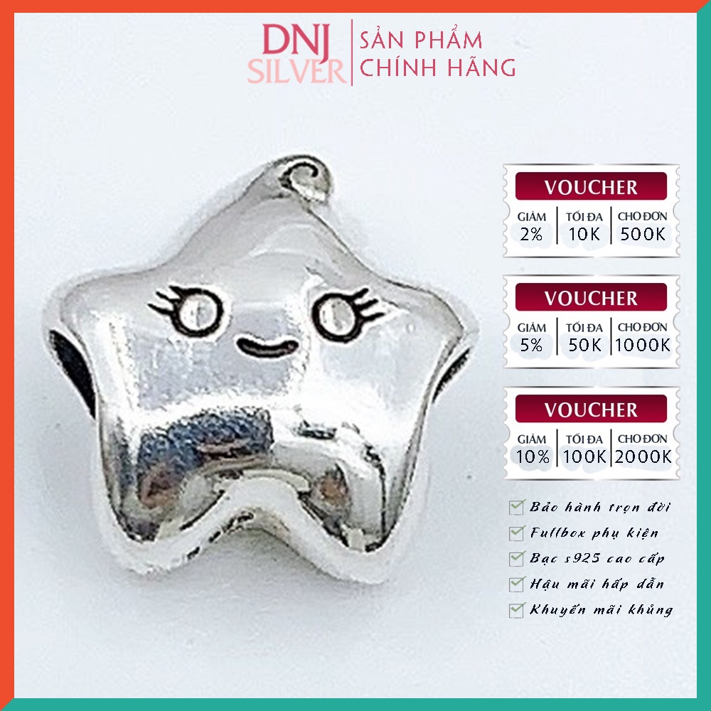 [Hàng cao cấp] Vòng tay bạc 925 cao cấp - Vòng tay charm bạc Make A Wish, mẫu vòng tay chúc mừng sinh nhật - DNB029