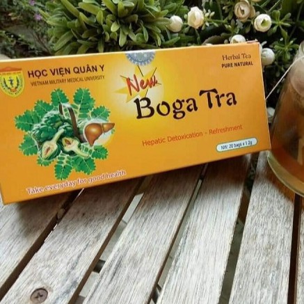 Trà Bổ Gan BOGA TRA, Thanh Nhiệt, Giải Độc, Mát Gan Của Học Viện Quân Y [bogatra]