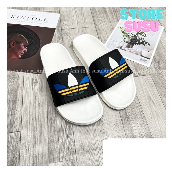 dép lê adidas nam nữ đẹp quai ngang cao cấp full box bill - Susu Shop