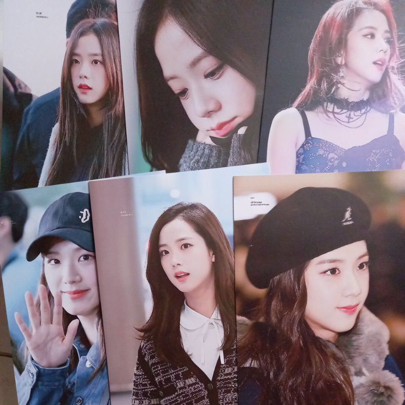 Poster khổ A5 full 12 ảnh thành viên BLACKPINK - JENNIE - JISOO - LISA - ROSÉ