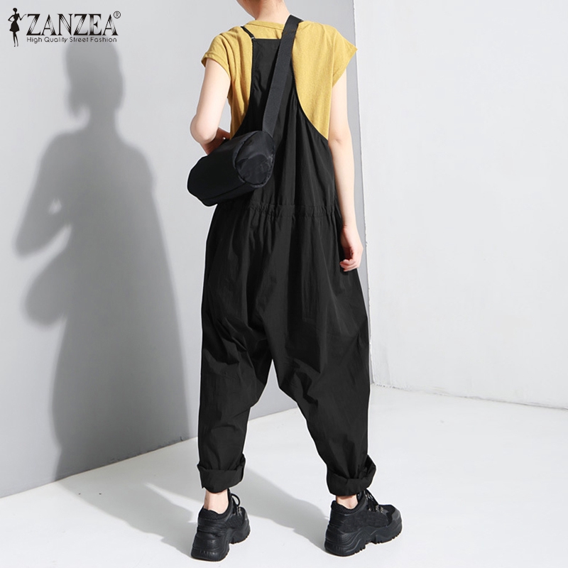 Áo Liền Thân ZANZEA Không Tay Màu Trơn Thoải Mái Thời Trang Cho Nữ | BigBuy360 - bigbuy360.vn