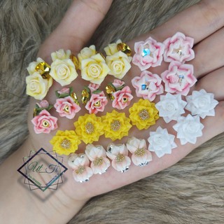 Hoa sen đá lớn-hoa bột mỹ nail