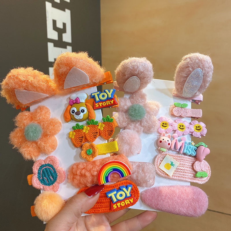 Set 10 Kẹp Tóc Kiểu Dáng Công Chúa Dễ Thương Cho Bé Gái