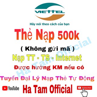 Thẻ điện thoại Viettel 500