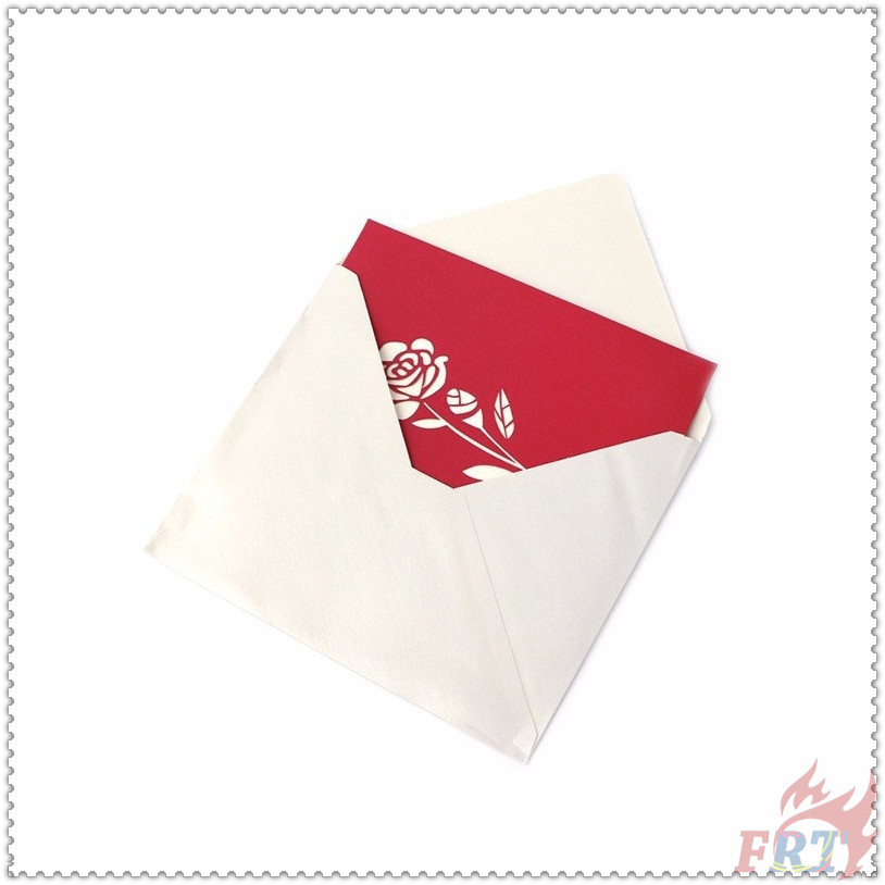 ♦ Thiệp Chúc Mừng Hoa Hồng ♦1 Thiệp Mừng Ngày Lễ Tình Nhân 3D