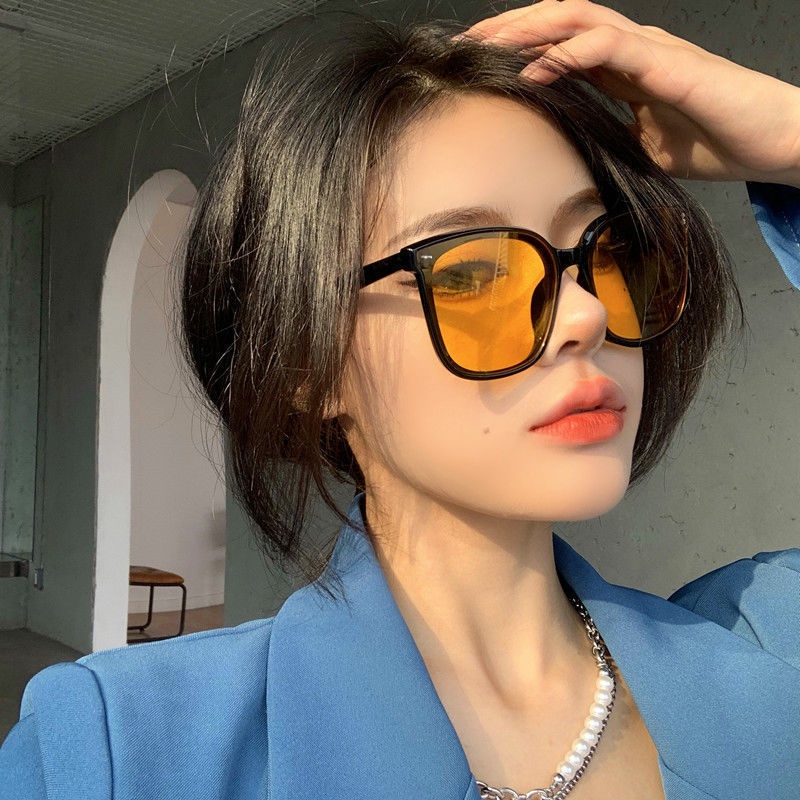 Kính Mát Gọng Vuông Chống Tia UV Thời Trang Dành Cho Nữ