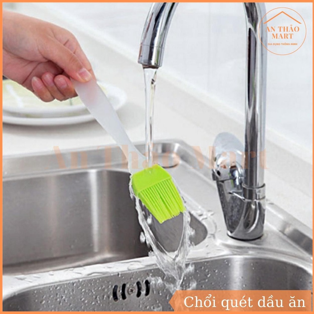 Chổi Quét Dầu - Cọ Quét Dầu Ăn, Quét Mỡ, Quét Mặt Bánh Bằng Silicon Chịu Nhiệt