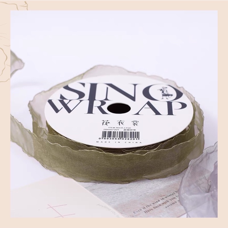 Ruy băng voan viền sóng