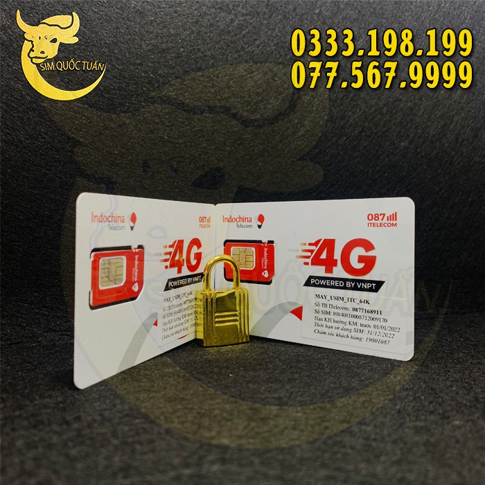 Data 90GB/th Sim 4G ITele(Vina) V77 Gói Cước MAY- Tặng 90GB/Tháng - Gọi Miễn Phí Vinaphone - 30Ph Ngoại Mạng + 60 SMS