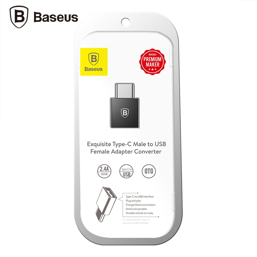 Đầu chuyển USB sang USB-C hoặc USB-C sang USB Baseus