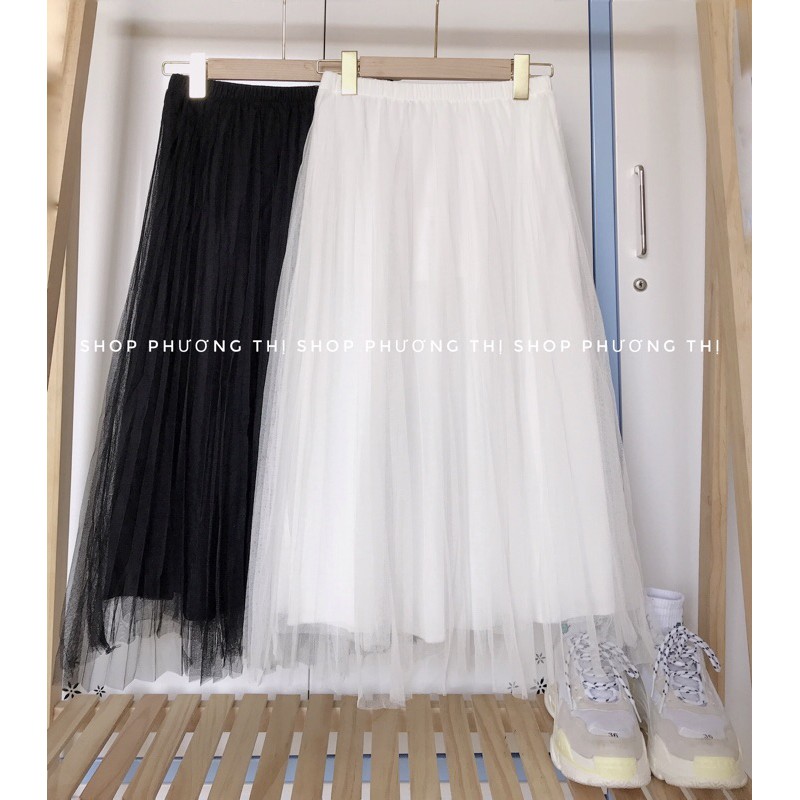 Chân váy tutu màu trắng - chân váy công chúa (hình thật/sẵn)