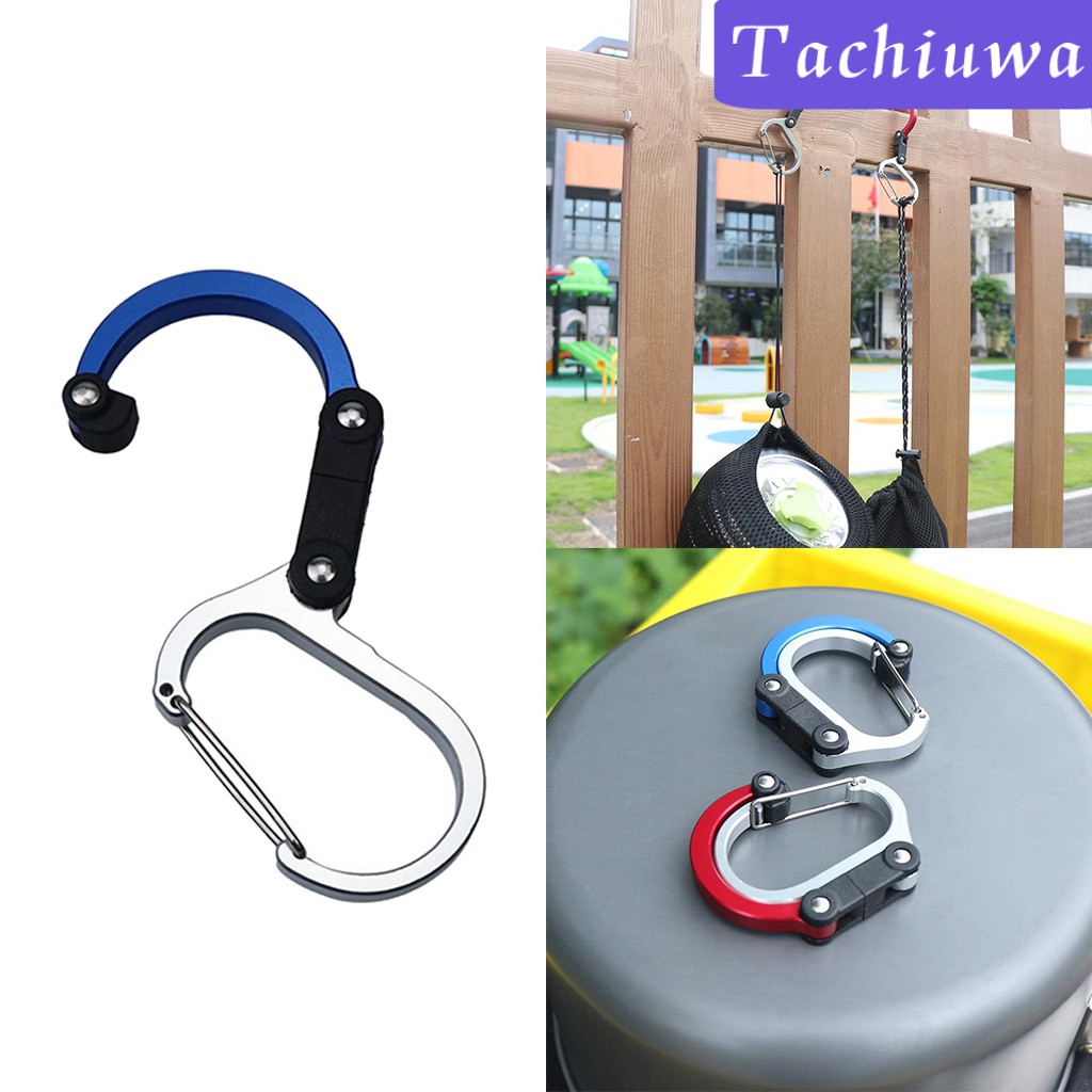 Móc Treo Bình Nước Chữ D Màu Trơn 3 Trong 1 Tiện Dụng