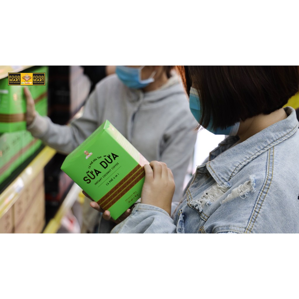 Cà Phê Sữa Dừa Color Man set 20 gói với hương thơm sữa dừa béo ngậy hòa quyện với hương vị cà phê đặc trưng | BigBuy360 - bigbuy360.vn