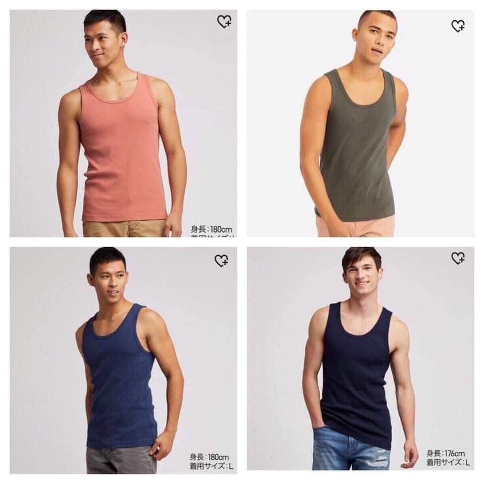 ÁO THUN BA LỖ UNIQLO CHO NAM